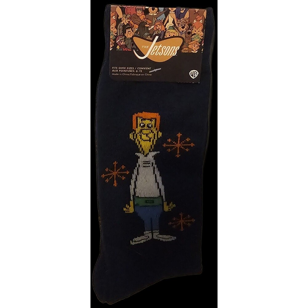 Jetsons Socks George Jetson Crew Hanna Barbera Warner Brothers NTW